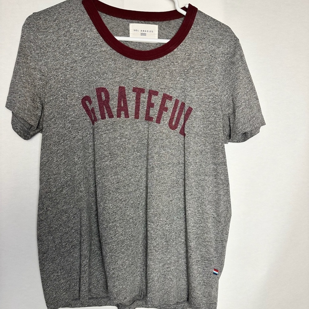 Sol Angeles Grateful Graphic Tee Size Large